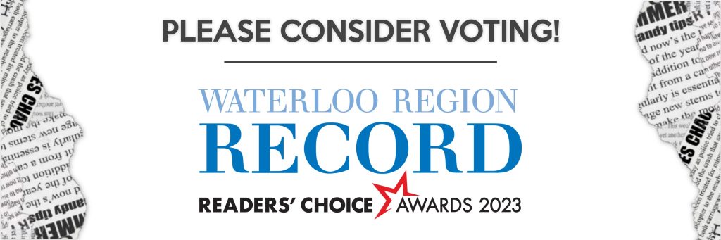 Waterloo Region Record Readers Choice Awards Hero